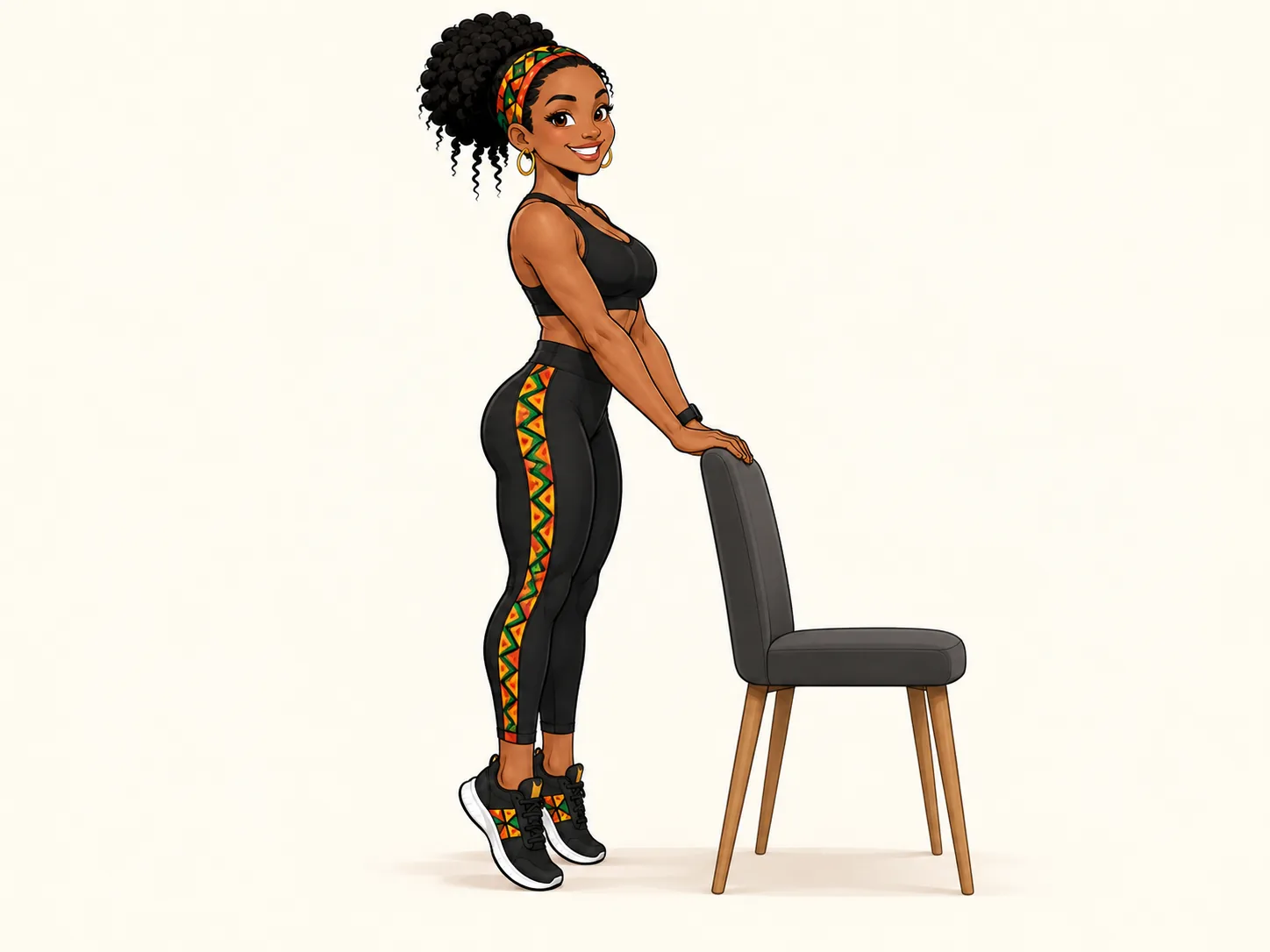 MISS MWANGOLE demonstra Elevação de gémeos