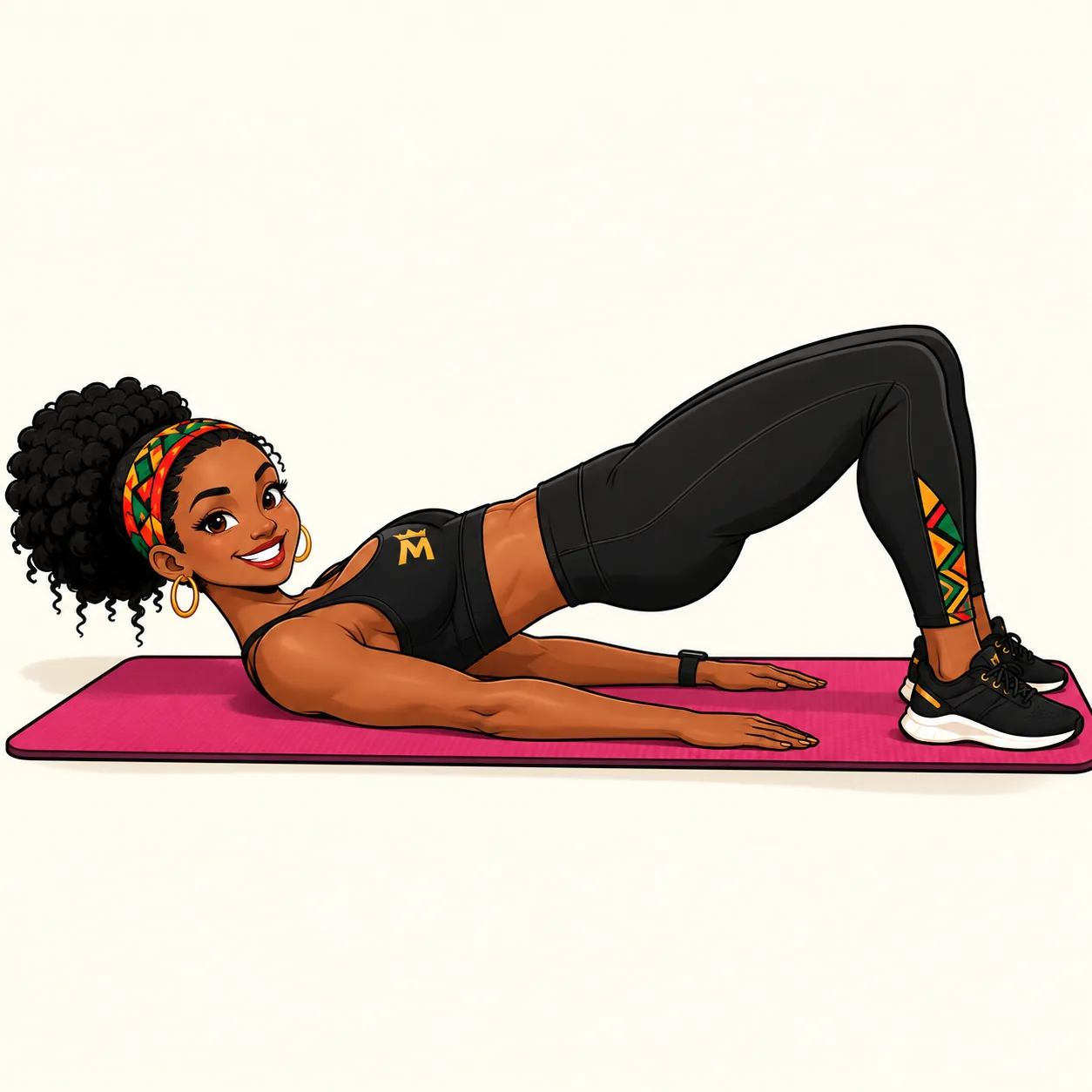 MISS MWANGOLE apresenta o treino Glúteos & Pernas